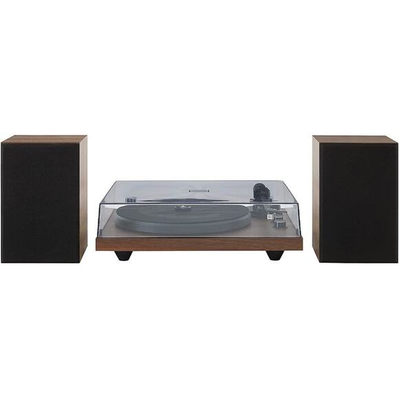 Crosley C62BWA Bluetooth Turntable with Speakers, Anti-Skate Belt Drive, Walnut - Picture 2 of 9